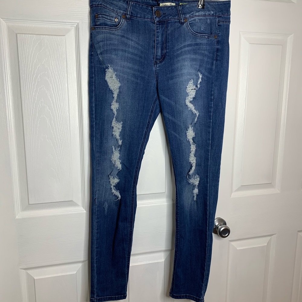 Indigo Rein Ripped Skinny Jeans